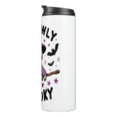 Schattigee Luiaard Happy Halloween (2) Thermosbeker (Geroteerd rechts)