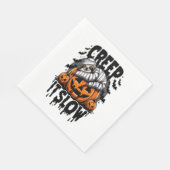 Schattigee luiaard Happy Halloween Servet (Hoek)