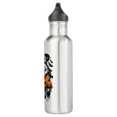 Schattigee luiaard Happy Halloween Waterfles (Rechts)