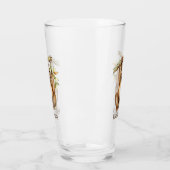 Schattigee luiaard liefhebbers Voeg naam toe Glas (Links)