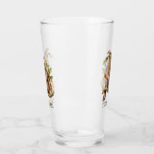 Schattigee luiaard liefhebbers Voeg naam toe Glas (Links)