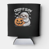 Schattigee Luiaard Lovers Funny Halloween Pumpkin  Blikjeskoeler (Voorkant)