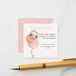 Schattigee Luiaard Luiaard Baby shower Luiaard Raf Informatiekaartje