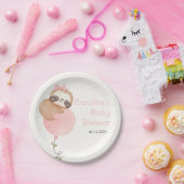 Schattigee Luiaard Luiaard Baby shower Luiaard Raf Papieren Bordje (Feest)