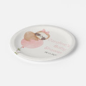 Schattigee Luiaard Luiaard Baby shower Luiaard Raf Papieren Bordje (Gekanteld)