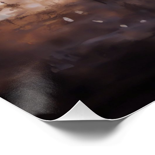 Schattigee luiaard op boom perfect poster (Hoek)