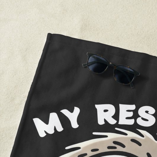 Schattigee Luiaard Yoga Strandlaken - Meer Yoga Mi (In situ)