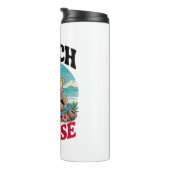 Schattigee luiaard zomertijd thermosbeker (Geroteerd rechts)