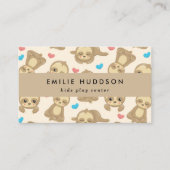 Schattigee luiaards, Kinder Play Center, Activity  Visitekaartje (Voorkant)