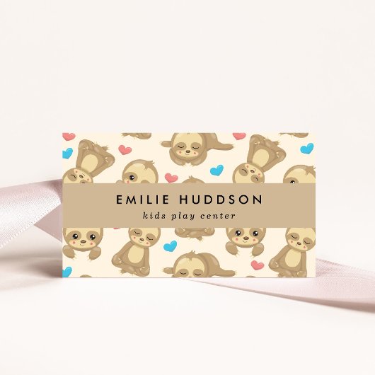 Schattigee luiaards, Kinder Play Center, Activity  Visitekaartje