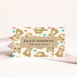 Schattigee luiaards, Kinder Play Center, Activity  Visitekaartje