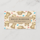 Schattigee luiaards, Kinder Play Center, Activity  Visitekaartje (Voorkant)