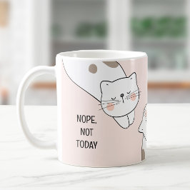 Schattigee luie kattennaam roze kattenliefhebber M Koffiemok