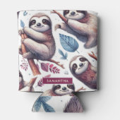  Schattigee luie naadloze Waterverf Blikjeskoeler (Achterkant)