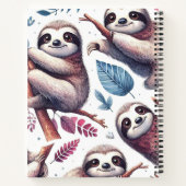  Schattigee luie naadloze Waterverf Notitieboek (Achterkant)