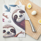 Schattigee luie naadloze Waterverf Theedoek (Quarter Fold)