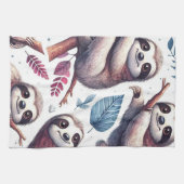 Schattigee luie naadloze Waterverf Theedoek (Horizontaal)