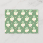 Schattigee luier Raffle Dinosaur Waterverf Baby sh Informatiekaartje (Achterkant)