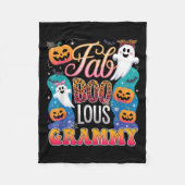Schattigee Luipaard Fab Boo Lous Grammy Soky Hallo Fleece Deken (Voorkant)