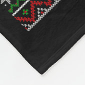 Schattigee luipaard gekko kerstmuts lelijke kerstt fleece deken (Hoek)