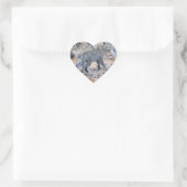 Schattigee luipaard op de prowl hart sticker (Tas)