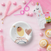 Schattigee maanster Afro-Amerikaans kinder baby sh Papieren Kommen (Feest)