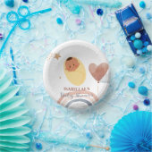 Schattigee maanster Afro-Amerikaans kinder baby sh Papieren Kommen (Feest)