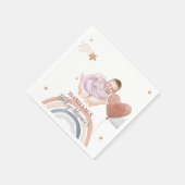 Schattigee maanster Afro-Amerikaans kinder baby sh Servet (Hoek)