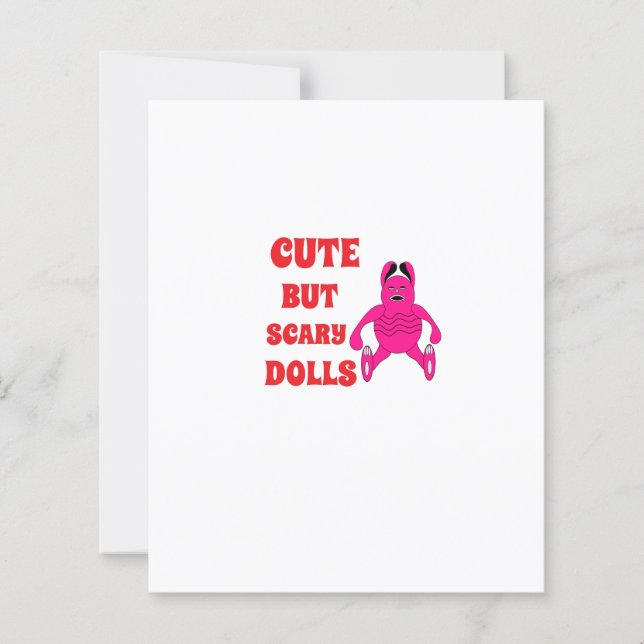 Schattigee maar angstaanjagende poppen (Voorkant)