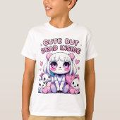 Schattigee maar dode binnenkant pastel Gothic esth T-shirt (Voorkant)