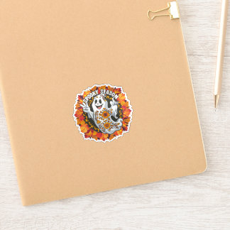 Schattigee maar enge Cartoon geest Sticker