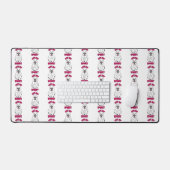 Schattigee maar spookachtige Halloween-geest met e Bureaumat (Keyboard & Muis)