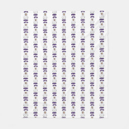 Schattigee maar spookachtige Halloween-geest met e Fleece Deken