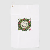 Schattigee maar Spooky Ghost Illustration Tanktop Golfhanddoek (Voorkant)