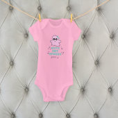 Schattigee maar spooky Halloween aangepaste naam Romper