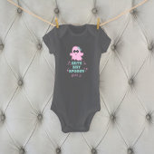 Schattigee maar spooky Halloween aangepaste naam Romper