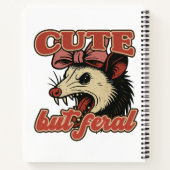 Schattigee maar wilde possum:  sarcastische Humor Notitieboek (Achterkant)