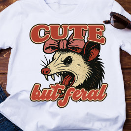 Schattigee maar wilde possum:  sarcastische Humor T-shirt