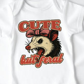 Schattigee maar wilde possum:  sarcastische Humor Tri-Blend Shirt