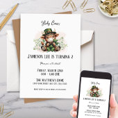 Schattigee maart St Patricks Highland Koe verjaard Kaart