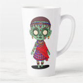 Schattigee Maasai Zombie Latte Mok (Rechts)