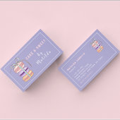 Schattigee Macaron Bakkerijtaart & snoep Visitekaartje