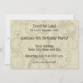 Schattigee Mad Hatter Whimsical Wonderland Woodlan Kaart (Achterkant)