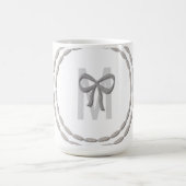 Schattigee Magic Silver Bows Baby shower Mok (Center)