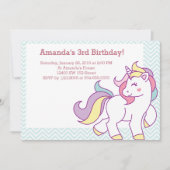 Schattigee Magische Eenhoorn Pastel MEISJE Dieren  Kaart (Voorkant)