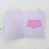 Schattigee Magische Funny Unicorn Kids Verjaardags Kaart (Binnen)