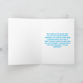 Schattigee Magische Funny Unicorn Kids Verjaardags Kaart (Binnen)