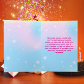 Schattigee Magische Grappige Kat Eenhoorn Verjaard Kaart