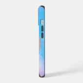 Schattigee magische kat in pyjama iPhone 15 case (Linkerkant)