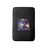 Schattigee magische kattentovenaar Purrfect Wizard Badmat (Voorkant Verticaal)